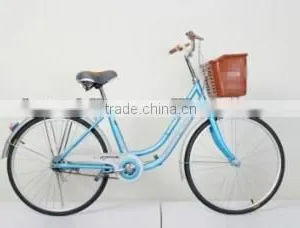 2012 New Fashion24'' Lady City Bike With Basket thumbnail-1