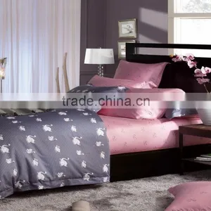 100% Cotton Reactive Print New Design China Supplier Textile European Style Bed Sheet thumbnail-1
