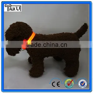 Wholesale Nylon Glowing Various Color Flahsing Light Led Pet Dog Collar, Electronic Waterproof Flash Light Led Dog Collar thumbnail-3