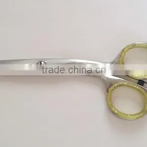 Golden Color Stainless Steel Barber Scissor/custom Golden Color Stainless Barber Scissor thumbnail-3
