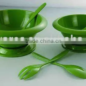 Exquisite Design Green Melamine Salad Bowl Ware Sets thumbnail-1