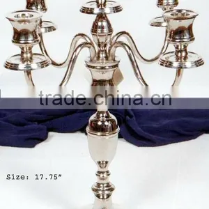 Table Top Candelabra 5 Candle, Wedding Candelabra, Candle Holder, Candelabra thumbnail-1
