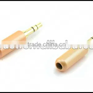 Audio Gade OEM Hi End Gold Plated 3.5-Y Gold Plated 3.5MM Male Headphone Terminal Yellow thumbnail-2