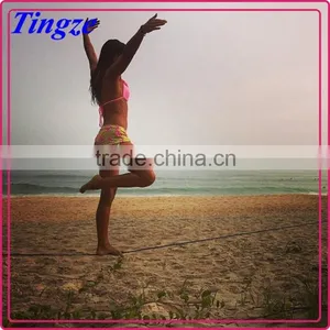 High Security 15M Balance Sport Slackline Webbing Slackline Set New Sporter Slackline thumbnail-1