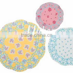 New Style Vintage Scrumptious Floral Flower Tea Party Paper Doily Decoration thumbnail-1