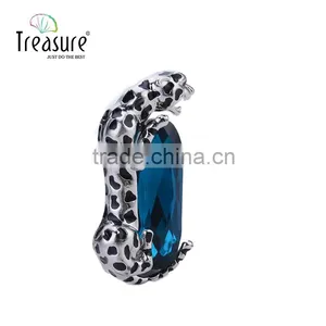 Hot Selling New Fashion Men's Brooch, Sexy Leopard and Big Rhinestone Brooch thumbnail-5