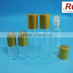10ml Glass Roll-on Bottle, Glass Tube-type Bottle, Glass Roll-on Bottle With Aluminum Cap thumbnail-3