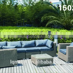 7pcs Aluminium Round Rattan Outdoor Furniture/outdoor Garden Sofa Set thumbnail-1