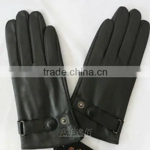 Men Wholesale Christmas Gloves With Leather Motorcycle thumbnail-1