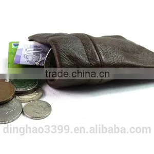 2016 Factory Price Coin Purse Luxury Leather Coin Wallet Mini Squeeze Change Wallet thumbnail-1