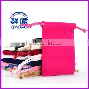 Velvet Drawstring Bag for Jewelry Packaging, Drawstring Velvet Bag thumbnail-4