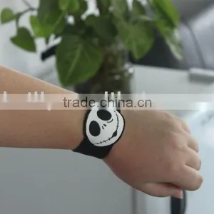 Hotest Custom Slap Bracelets With Injection LOGO Products thumbnail-1