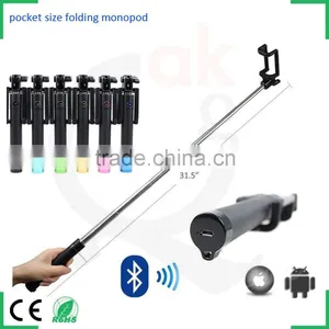 High-end Innovative Design Travel Snapshot Camera Tripod Folding Bluetooth Selfie Stick Monopod for Ios Android Smartphones thumbnail-4