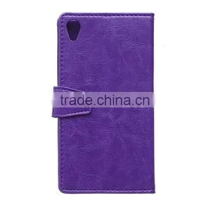 Wholesale Flip Cover Leather Case For Sony Xperia M4 Aqua,For Sony Xperia M4 Aqua Book Cover Stand Case thumbnail-6