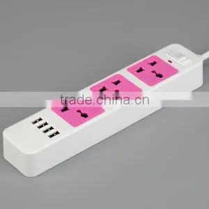 2500w Power Extension Socket With USB Charging Port thumbnail-3