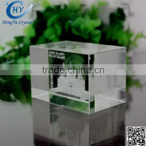 Laser 3d Transparent Square Crysta Engraving thumbnail-3