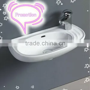 HM-H-04 Ceramic Small Wall Hung Wash Basin thumbnail-1