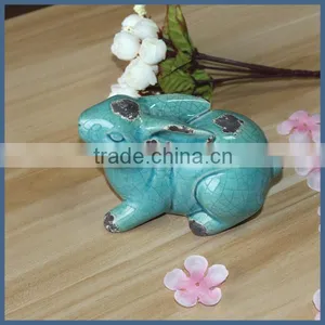 Porcelain Material Ceramic Craft Ceramic Rabbit Figurines thumbnail-4