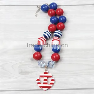 Stylish Baby Girls Necklace Matched With Hairband Newest Cloth Accessory Set thumbnail-4