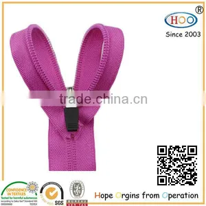 7#YG Head Close End Nylon Zipper for Shoes thumbnail-1