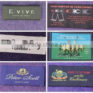 Customized Garment Woven Label, Satin Woven Label , Brand Label For Clothing thumbnail-6