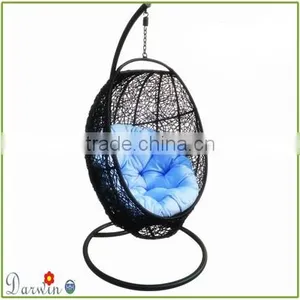 PE Wicker Rattan Outdoor Net Swing thumbnail-1