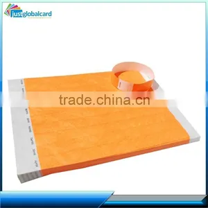 Wedding ID Paper RFID Bracelet One Time Use RFID Wristband Supplier's Choice thumbnail-1