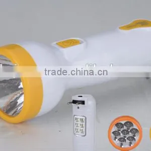 JA-1917 LED Rechargeable Flashlight With Side Light 6smd thumbnail-3