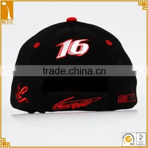 Wholesale Custom Black 100% Cotton Embroidered Unisex Curved Baseball Cap thumbnail-3