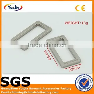 High Quality Wholesale Silver Metal Frame Tags Label Holer With Engraved Logo thumbnail-1
