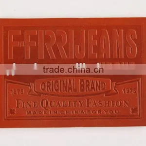 Custom Design New Arrival pu Label/leather Label for Garment / Jeans thumbnail-5