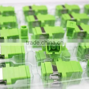 SC APC Square Split Type Fiber Optic Adapter/SC APC Bare Fiber Adapter thumbnail-3