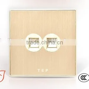 China Factory Direct Sale 2015 Newest UK Double Computer Socket,British Style Socket thumbnail-4