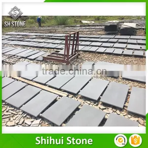Big Quantity Honed Basalt Stones Tiles for Sale thumbnail-2