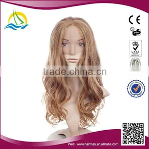 2014 Hot Selling Synthetic Long Blonde Lace Front Wig thumbnail-1