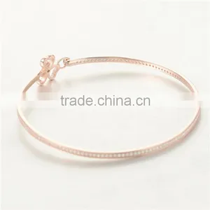 Latest Design Daily Wear Bangle Simple Gold Bangle Bracelet Clover Designs PB001A thumbnail-3