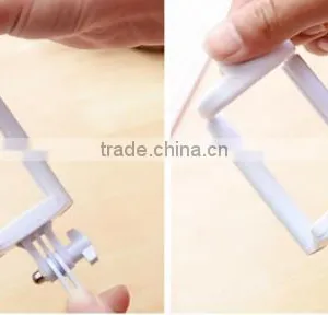 High Quality Extendable Mini Handheld Wired Remote Shutter Selfie Stick Monopod for Cellphone thumbnail-6