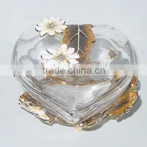 Jewel Box Wedding Gift Craft and Gift Pewter With Enamel Color Home Decoration thumbnail-1