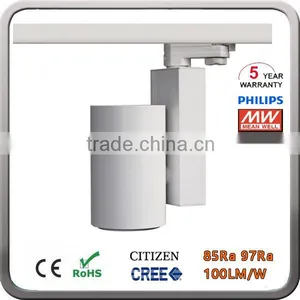 Track Rail Lamp 100LM/W 97Ra COB LED Track Light 30W 35 Watt With Philips Driver 5 Years Warranty thumbnail-6