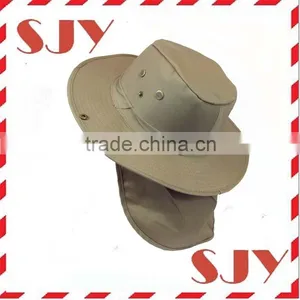 Bucket Flap Hat Wholesale Safari Bucket Hat With Flap Neck Cover thumbnail-2