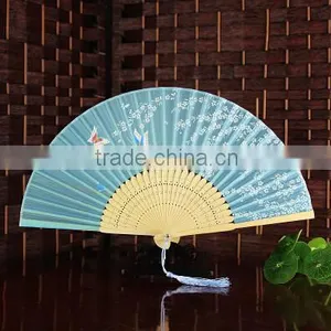 Perfect Party Farvor Flower Floral Hand Fan for Wedding Party Decor Gifts thumbnail-4