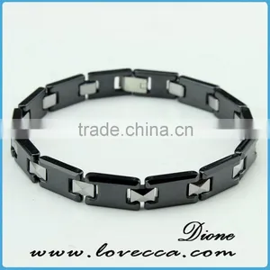 Black Tungsten Fashion Jewelry Health Blood Circulation Bracelet for Sale thumbnail-3