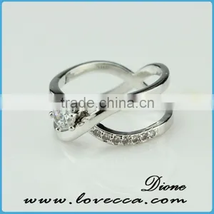 Zircon Crystal Love Heart Ring 5.5/6/7/8/9 Size thumbnail-5