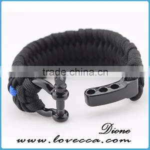 Best Paracord Bracelet Outdoor Camping U Shape Buckle Survival Bracelet thumbnail-6