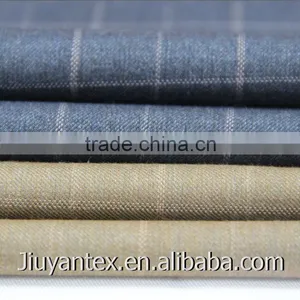 China Supplier High Quality Poly Rayon tr England Classical Checks Design Man Leisure Coat Pant Trousers Suiting Textile Cloth thumbnail-2