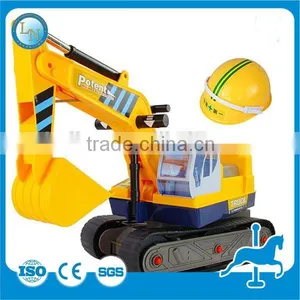 Amusement Park Kids Excavator Ride!!! Fairground Equipment Kids Mini Excavator for Sale thumbnail-1