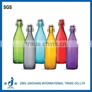 Food Grade Swing Top Wholesale 1liter Glass Bottle thumbnail-1