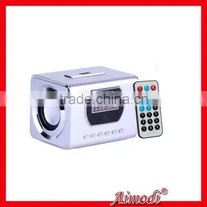 Full Metal Remote Control Speaker, Mini Portable Digital Speaker With Line in Function thumbnail-4