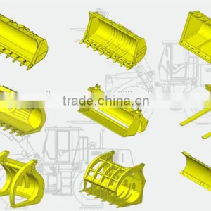 Chinese OEM High Quanlity 7Ton Bigger Bucket 10 CMB For SDLG LG978/LG979 Wheel Loader thumbnail-3