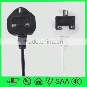 European Electric Extension Lead, Flat Iron Power Cord, uk 3 Pin Power Cable Cord4 thumbnail-1